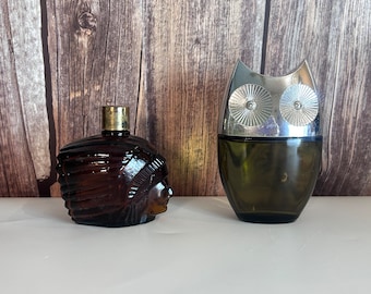 Vintage Avon Men's Cologne Aftershave Bottles Decanters Five Styles - Only One Left