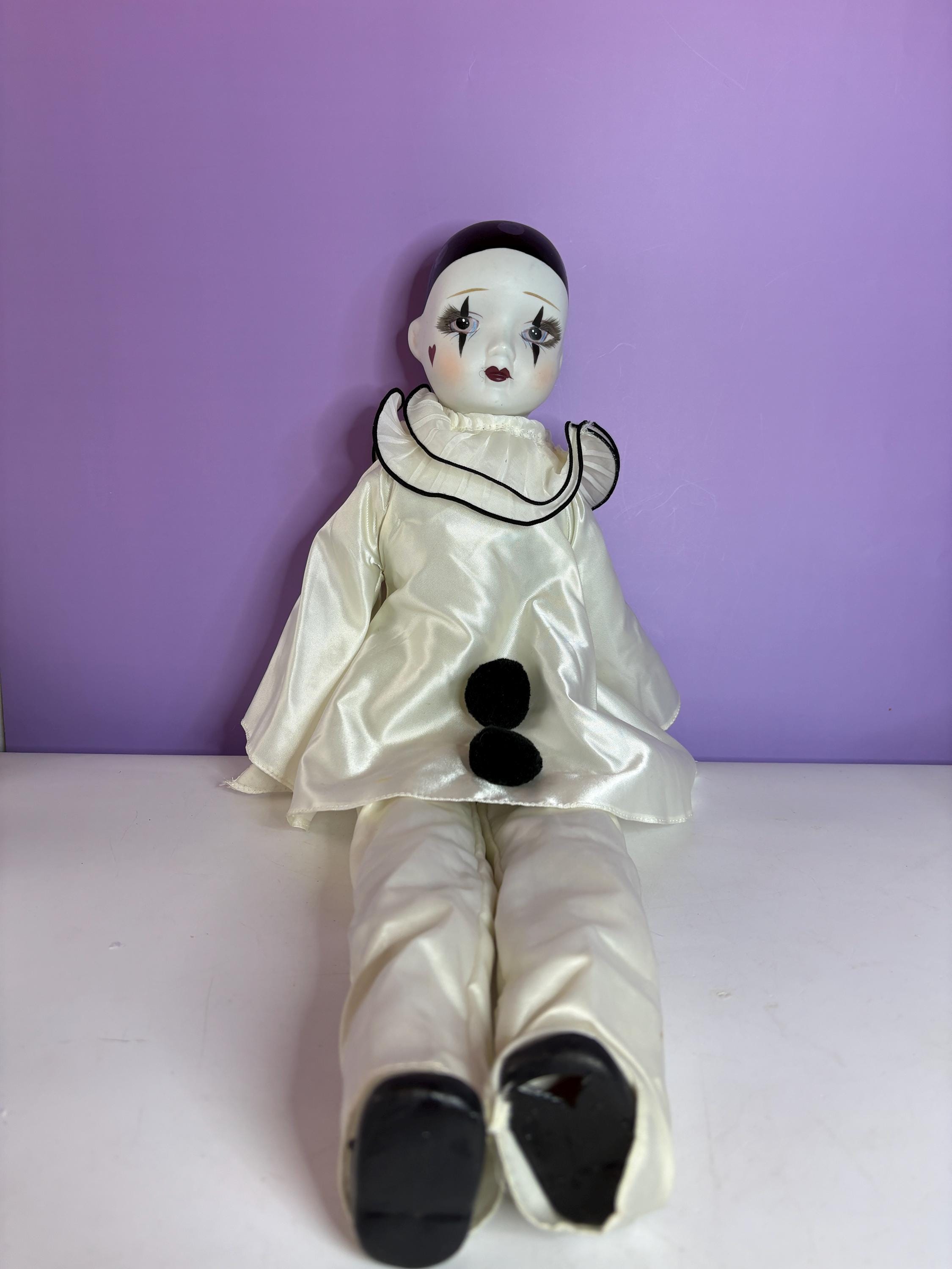 Lampe Pierrot faïence - Décoration