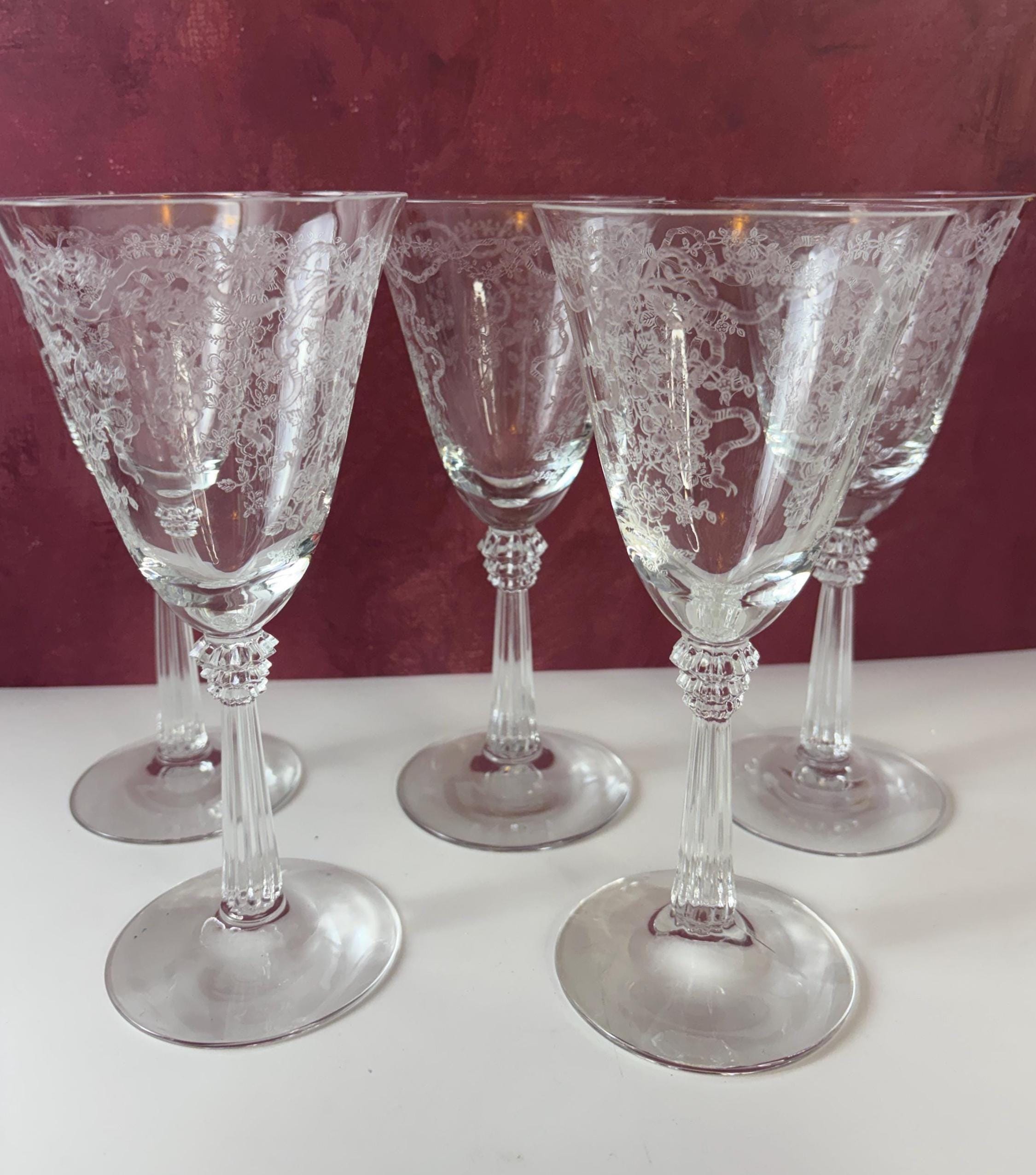 Fostoria Romance Crystal - Etsy