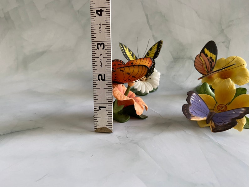 Vintage Porcelain Butterflies by Franklin Mint Special Edition 1985 image 7