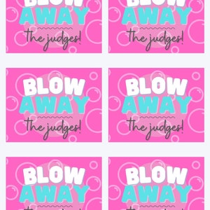 Cheer Printables | Team Gift Ideas | Blow Away the Judges | Candy Team ...