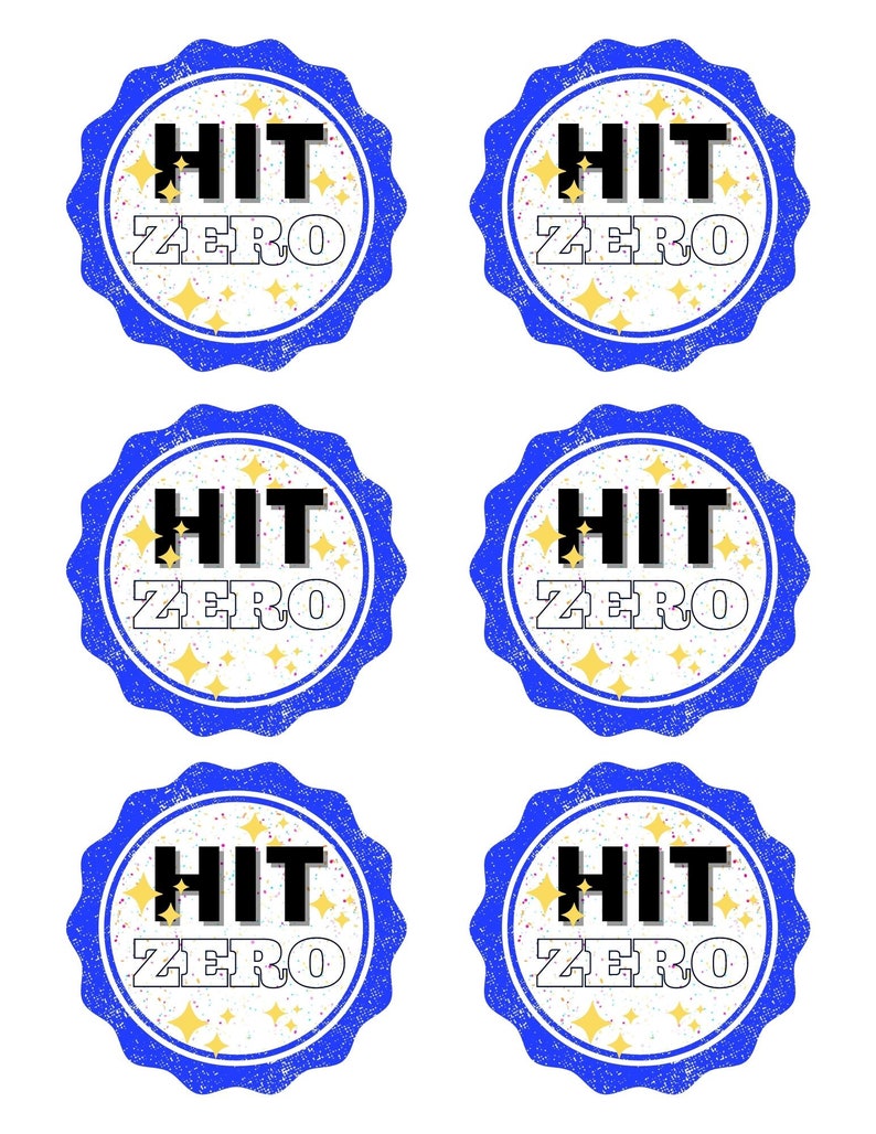 Cheer Printables Team Gift Ideas Hit Zero Candy Team Gift - Etsy UK