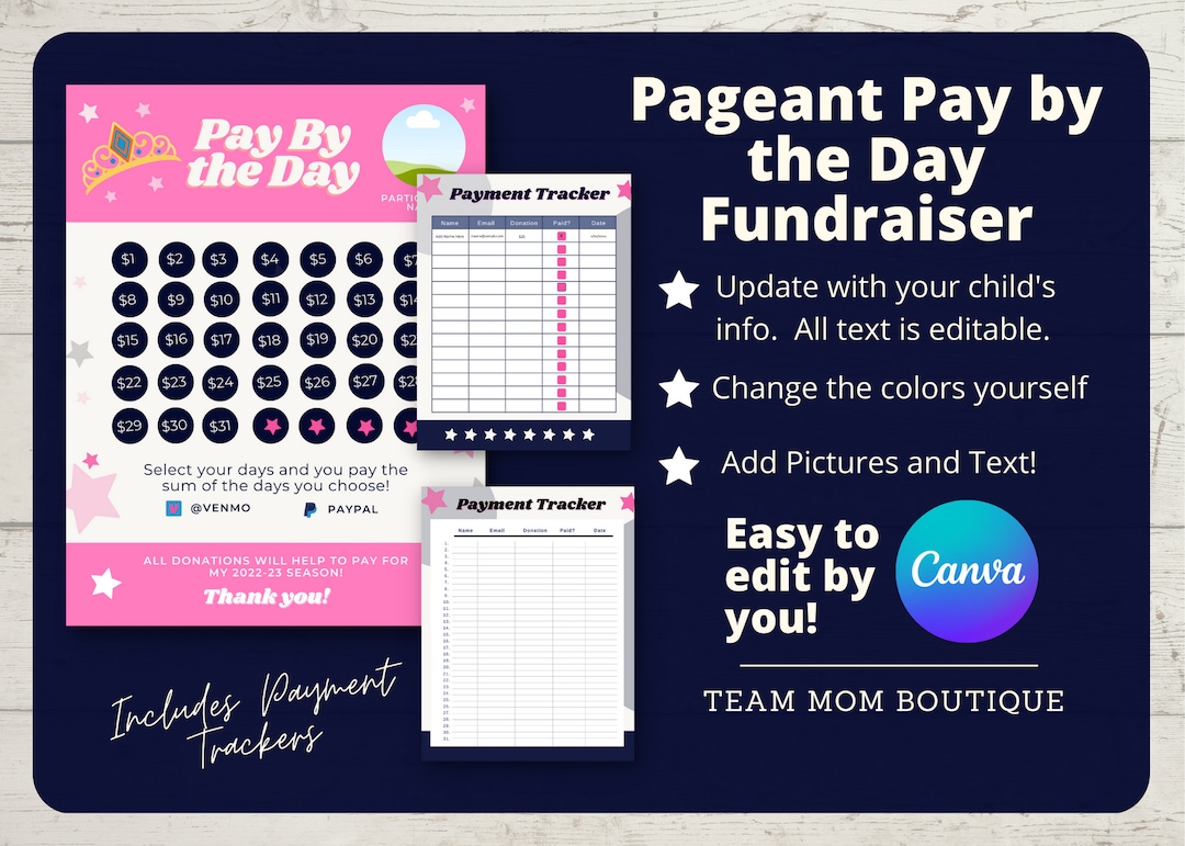 Pageant Calendar Fundraiser Pageant Fundraiser Template Pageant Ideas Pageant Calendar Fundraiser Pageant Fundraiser Template Pageant Ideas
