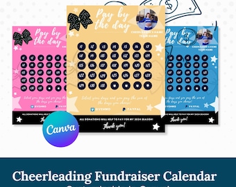 Cheer Calendar Fundraiser | Cheer Fundraiser | Cheer Team Ideas