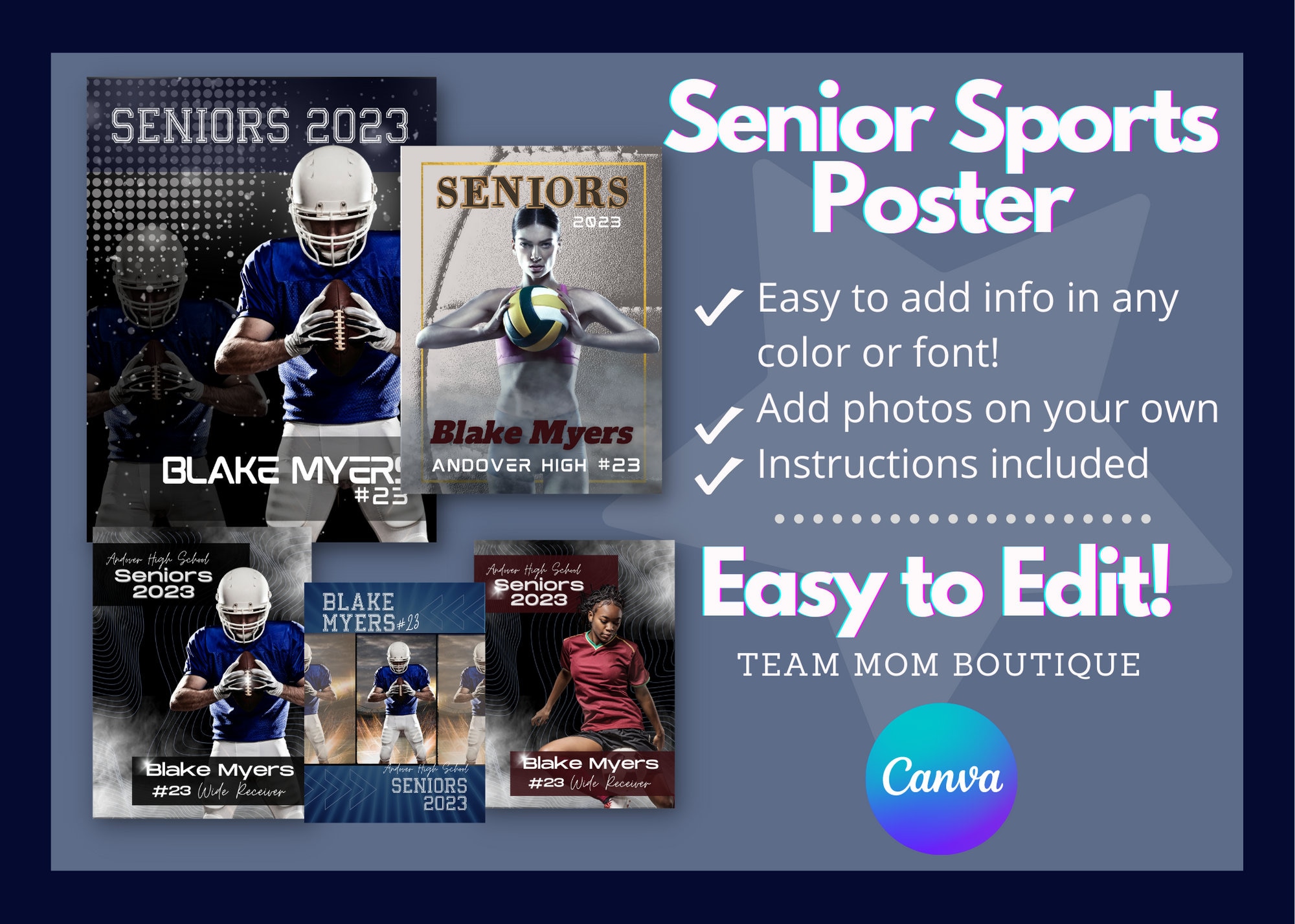 Senior Night Posters - Etsy