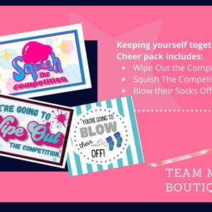 Cheer Printables Bundle | Gift for Cheer Team | Cheer Comp Gifts - Etsy