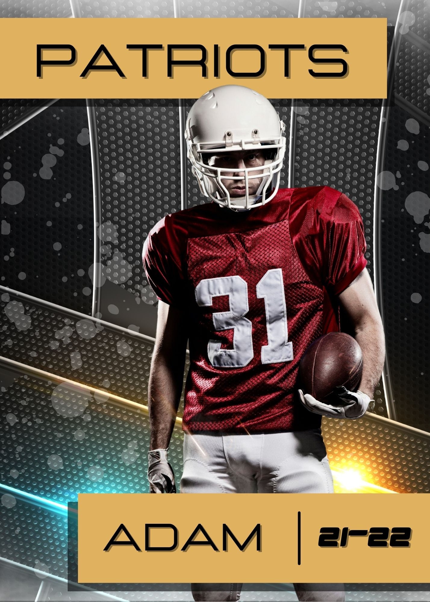 Sports Team Photo Template Sports Trading Card Canva Etsy