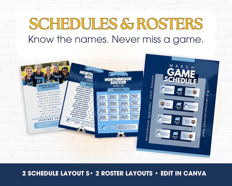 Soccer Templates Bundle | 78 Social Media Templates for Teams | Game ...
