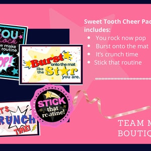 Cheer Printables Bundle | Gift for Cheer Team | Cheer Comp Gifts - Etsy