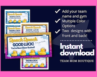 Lucky Duck Cheer - Etsy