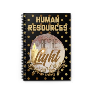 HR Spiral Notebook, HR Gift, Human Resources Gift, Human Resources Notebook, Spiral Notebook, Gifts for HR, Gifts for her, gifts under 20