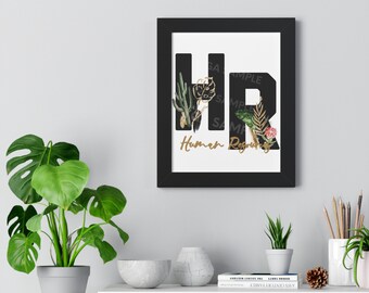 Preciosa lámina descargable de RRHH, decoración de oficina, regalo para gerente de RRHH, lámina para pared, descarga digital, decoración de pared, regalos para director/a de RRHH, regalo de RRHH