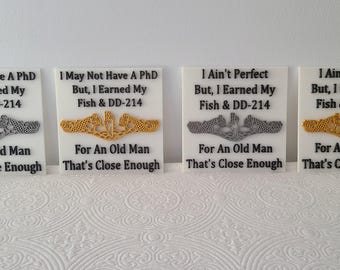 3D Navy (SS) Submariner (Set of 2)