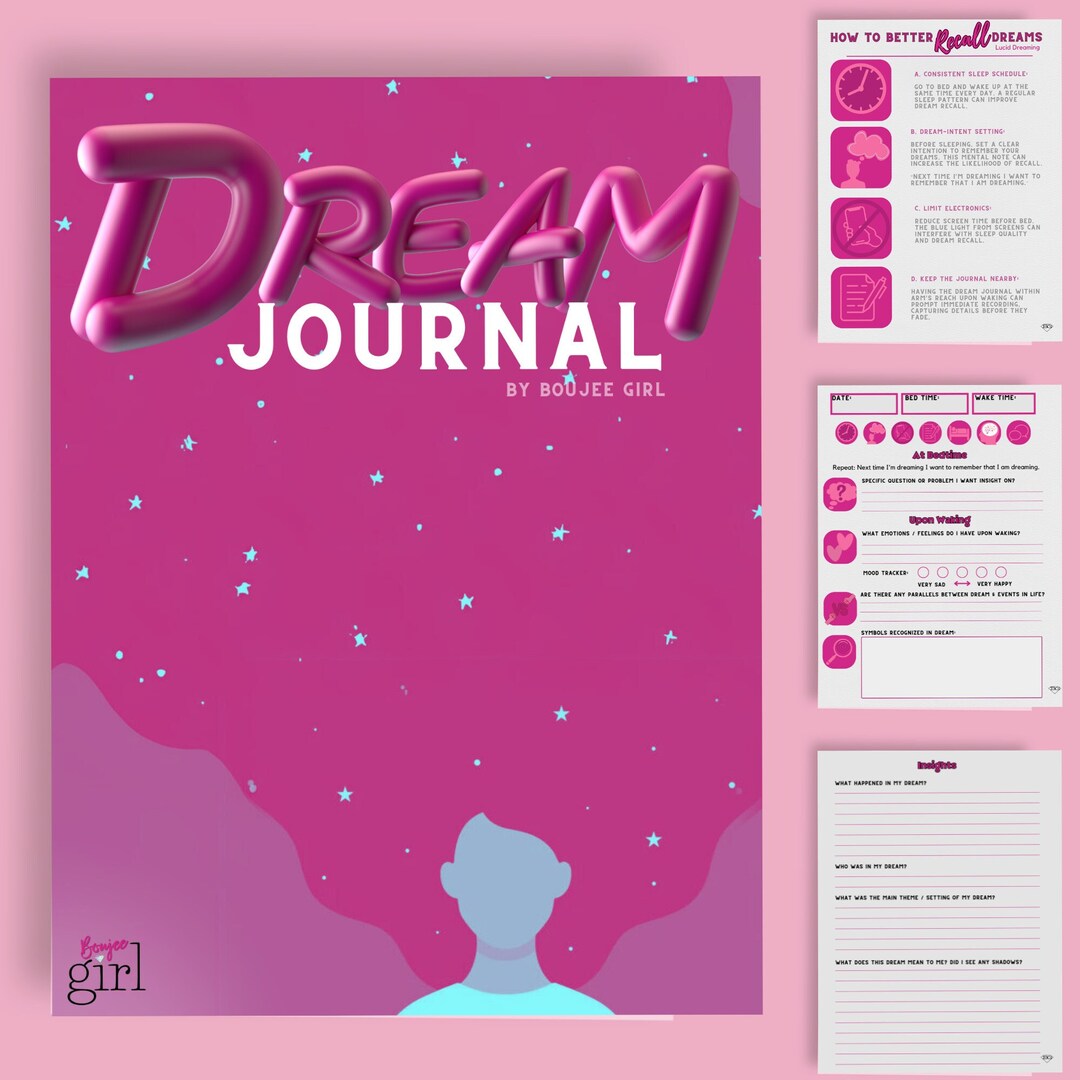 Dream Journal & Guide: Lucid Dreaming, Shadow Shaping (digital Download ...