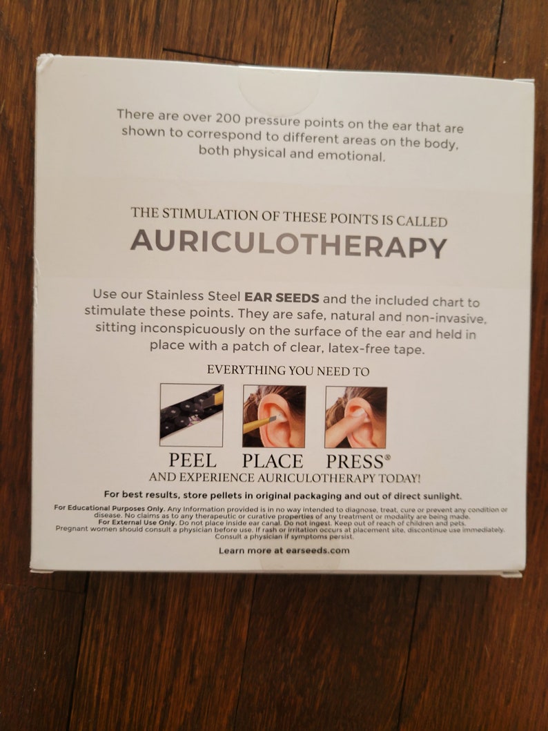 DIY Motion Sickness Ear Acupressure Kit Etsy