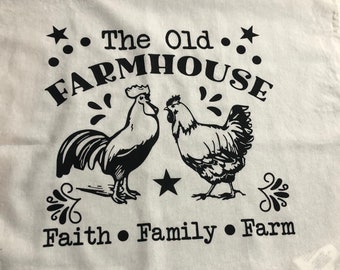Farmhouse tea towel