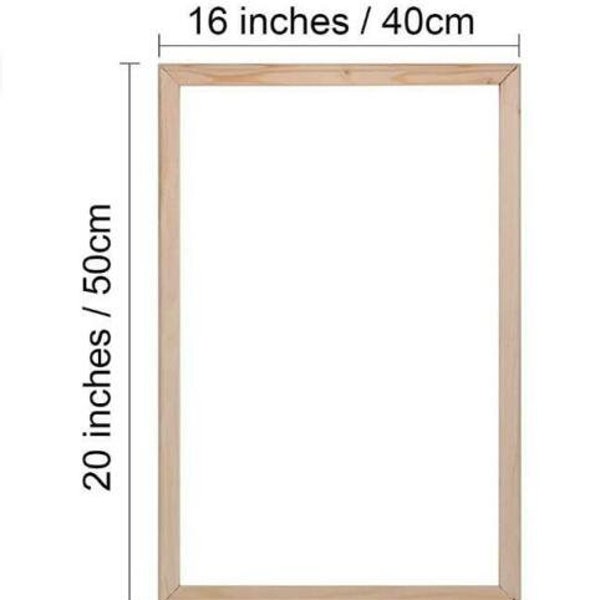 Canvas Stretcher Frame Wood Etsy