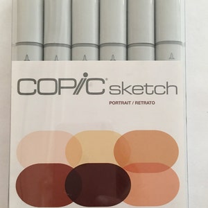 Sketch Marker Set of 6 Skin Tones I