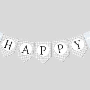 Farm Birthday Party Party Flag Banner, Garland, Decor, Farm Animals, Printable, Editable, INSTANT DOWNLOAD