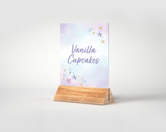 Mermaid Birthday Party Table Signs, Table Decorations, Mermaids Tails, Printable, Editable, INSTANT DOWNLOAD
