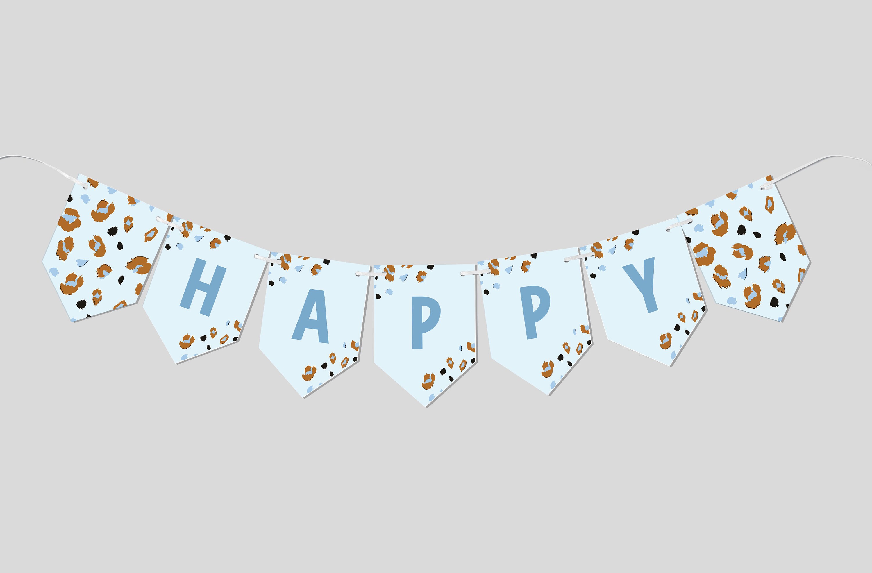 Cheetah Birthday Party Table Signs: Jungle Theme (printable, Editable ...
