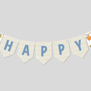 Sloth Birthday Party Flag Banner, Garland, Sloth Party Decoration, Let&#39;s Hang Out, Printable, Editable, INSTANT DOWNLOAD