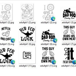 Adult svg bundle 1