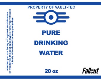 vault tec water sublimation tumbler design