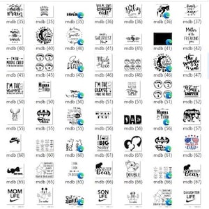 giant mom dad baby svg bundle