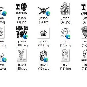 paquete jason svg