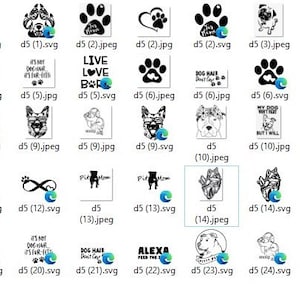 dog svg bundle 5