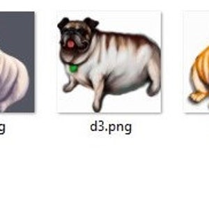 fat dogs art