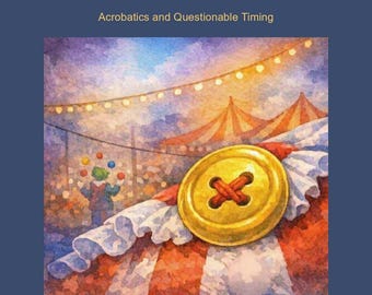 A Clown Costume's Button View | Circus Satire Short Story PDF | Digital Zine