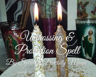 Uncrossing and Spiritual Protection Spell.  Custom spell work digital photos.