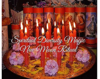 New Moon Manifestation Ritual |  September 21, 2025: Group Intention Setting Ceremony | + 50 Enchanting New Moon Affirmations PDF