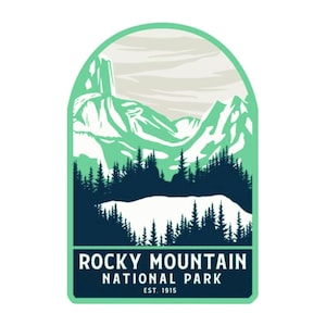 Rocky Mountain National Park Sticker Colorado National Park Decal / Sticker