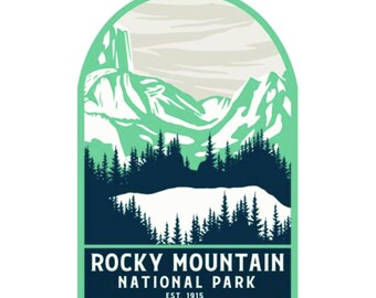Rocky Mountain National Park Sticker Colorado National Park Decal / Sticker