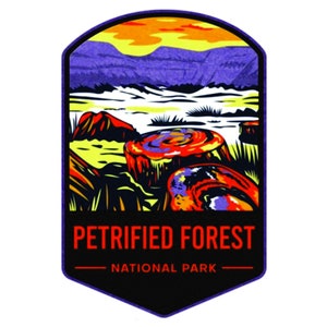 Petrified Forest National Park Sticker Arizona National Park Decal / Sticker