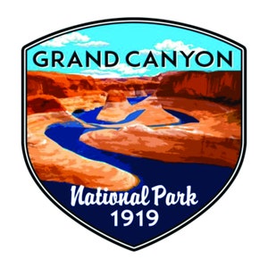 Grand Canyon National Park Sticker Arizona National Park Decal / Sticker