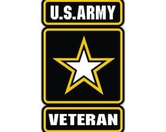 US Army Veteran Bumper Sticker /  Decal