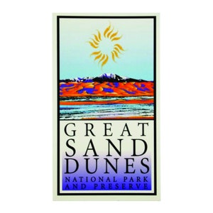 Great Sand Dunes National Park Sticker Colorado National Park Decal / Sticker