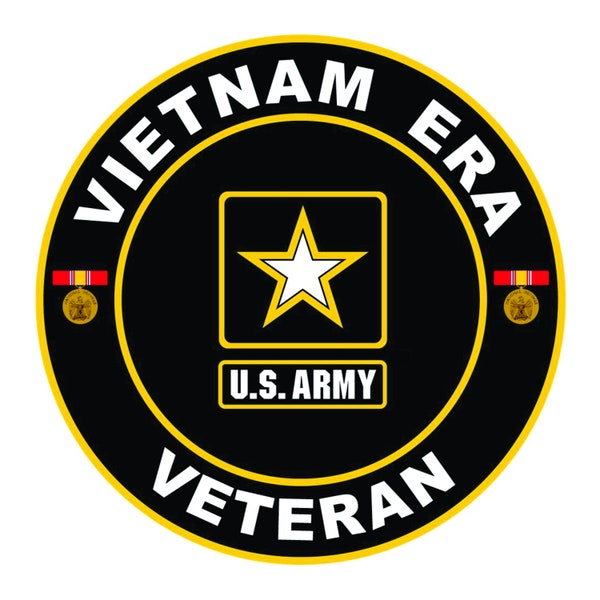 US Army Vietnam Era Veteran Bumper Sticker /  Decal