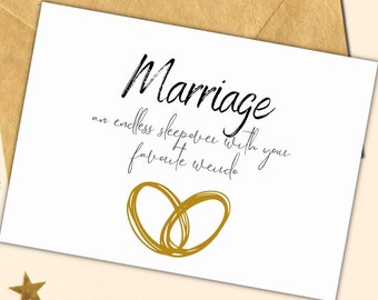 Funny Engagement card, Funny wedding cards, Bridal shower, Love and Marriage, Digital engagement cards, DIY printable card