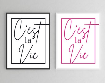Francais Citations Imprimees Etsy France