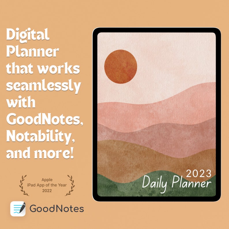 2023 Digital Planner Goodnotes Planner Notability Digital Journal for