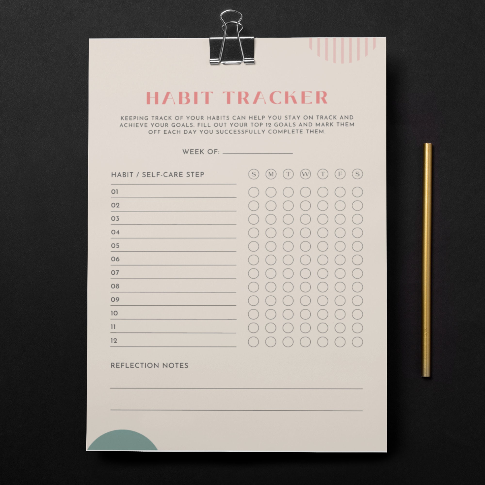 PRINTABLE Workout Planner | Workout Log | Exercise Chart | Fitness Tracker | Workout Template ...
