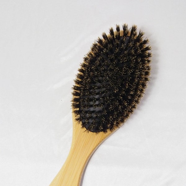 Bamboo and boar hair brush