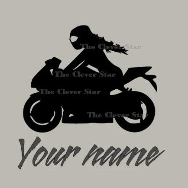 Motorcycle Helmet Decal Etsy