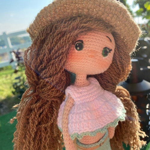 Amigurumi Doll,amigurumi organic doll,%100 Handcrafted shops crochet doll, gift for baby and children, Handmade Doll,Handmade Toys.