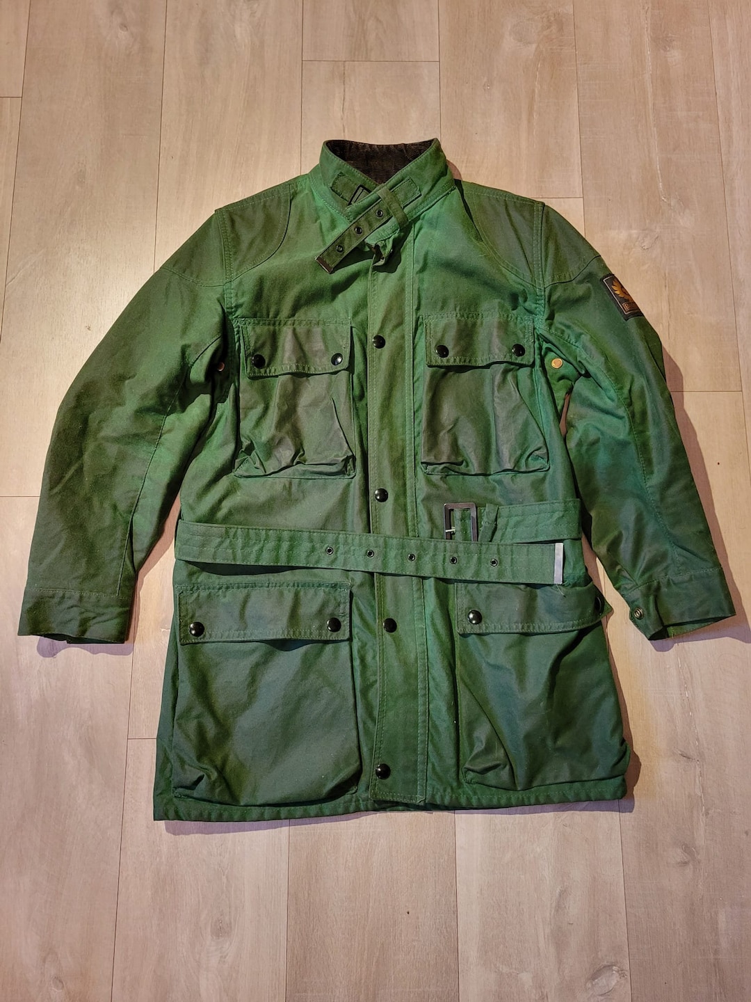 Extremely Rare 1970s Green Belstaff Trialmaster Professional